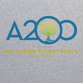 Ann Arbor Bicentennial Ladies T-Shirt - Sport Grey