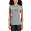 Ann Arbor Bicentennial Ladies T-Shirt - Sport Grey